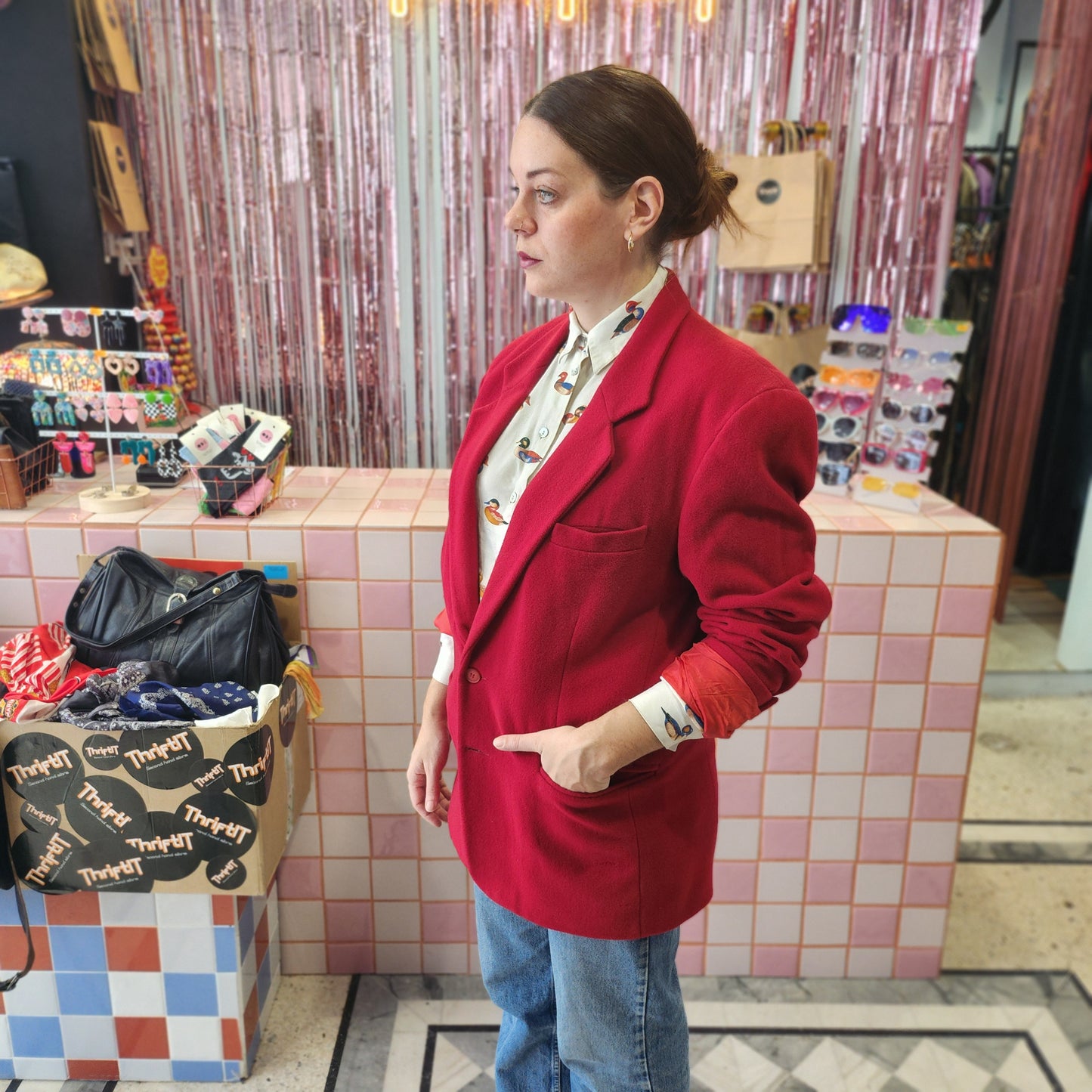Vintage Felted Blazer