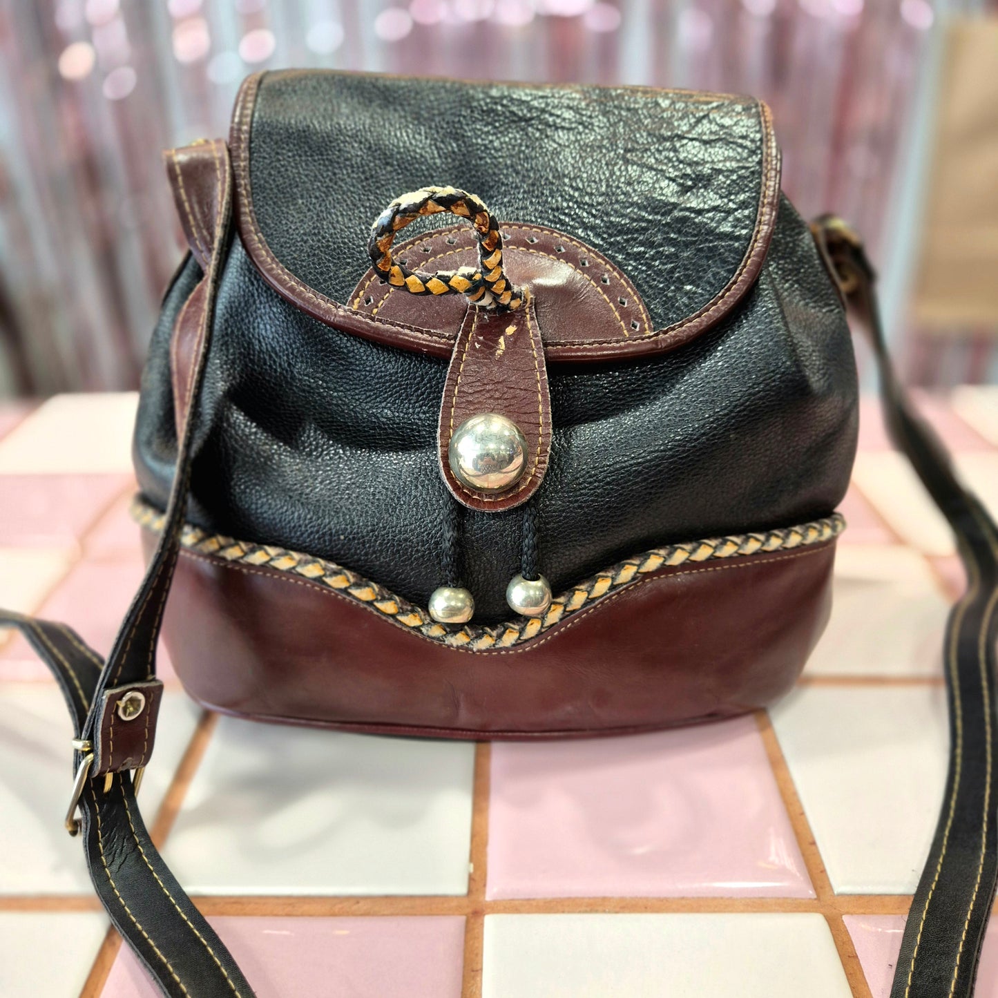 Leather Pouch Bag