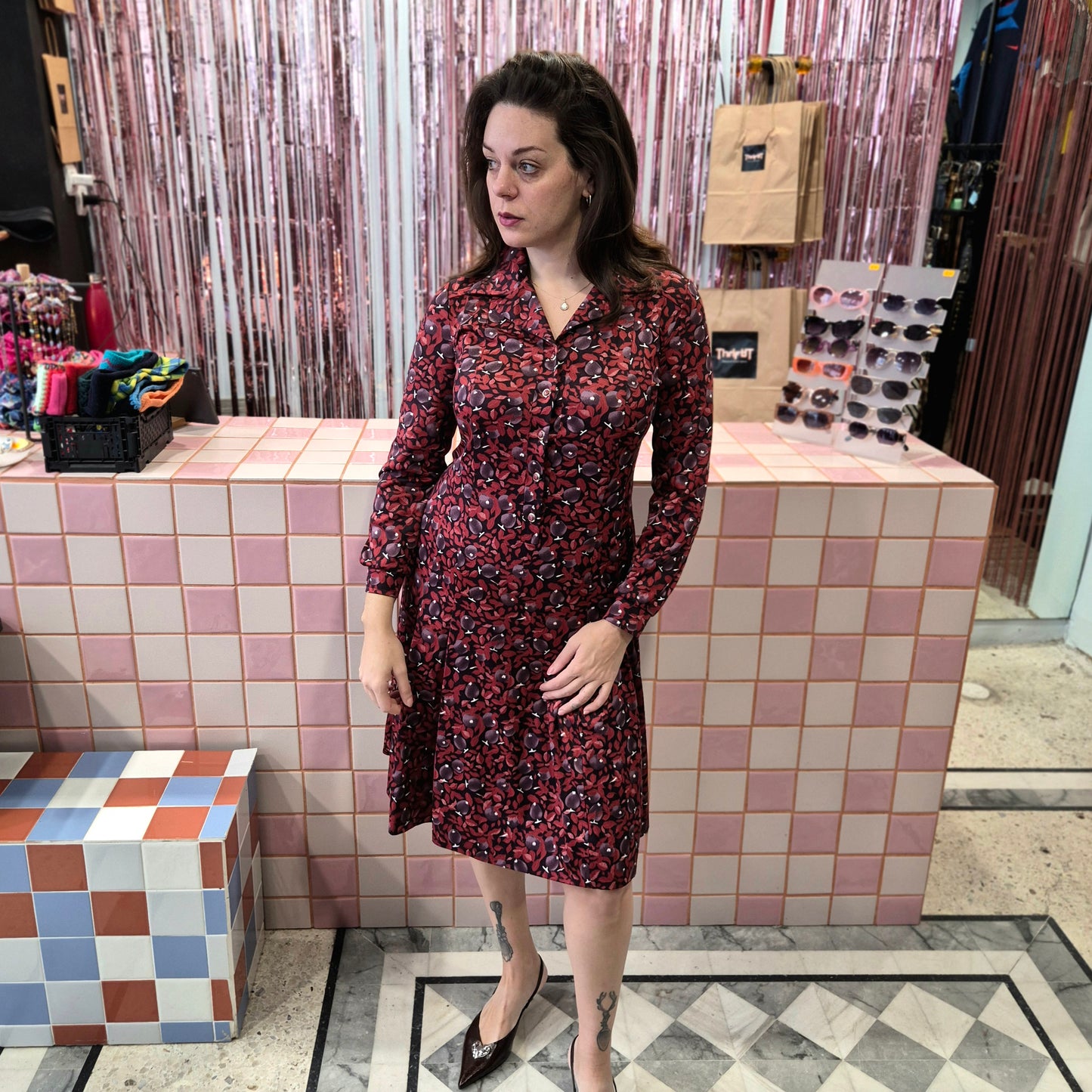 Vintage Floral Dress