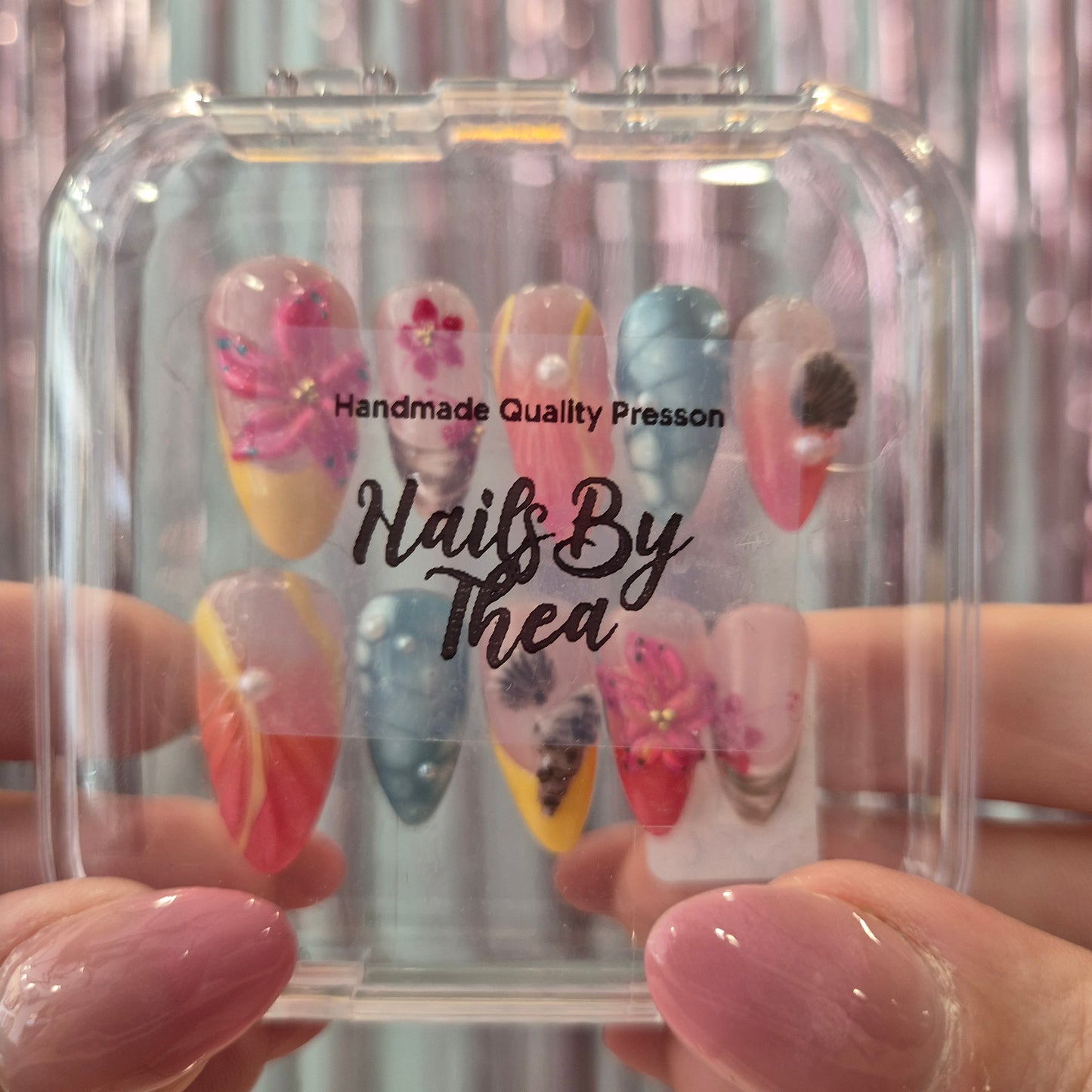 Summer Vibes Presson Nails