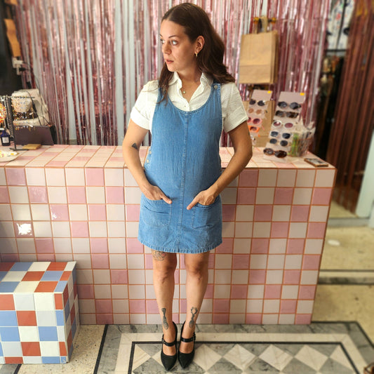 Overalls Mini Dress