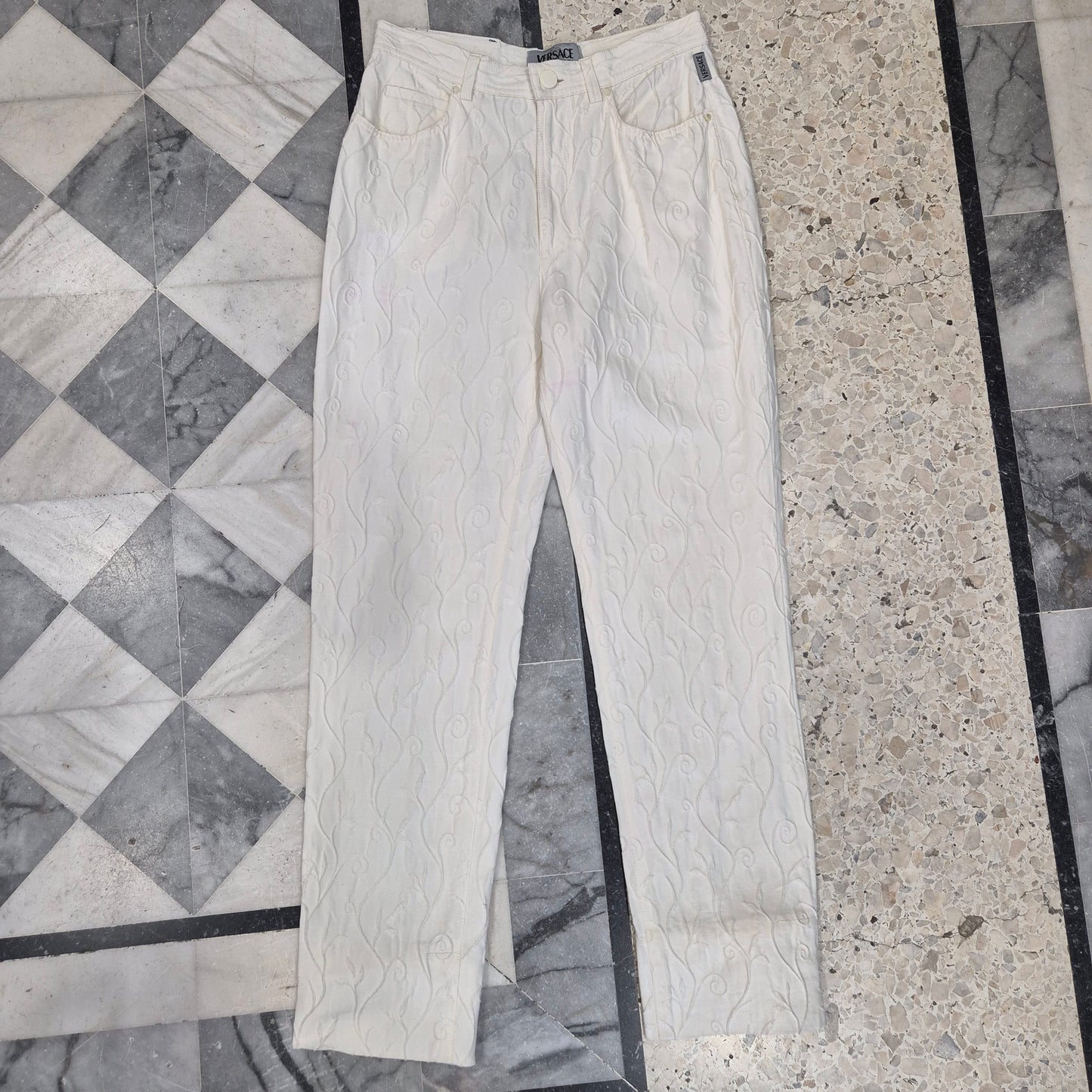 Versace womens Detailed Pants
