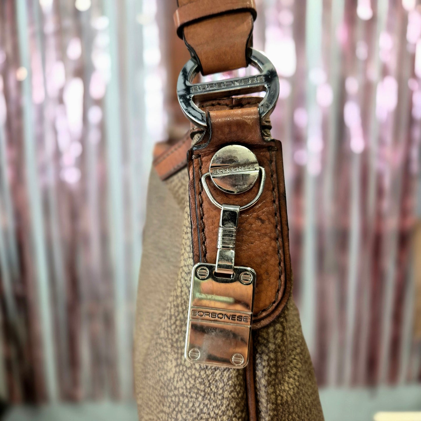 Borbonese Leather Bag