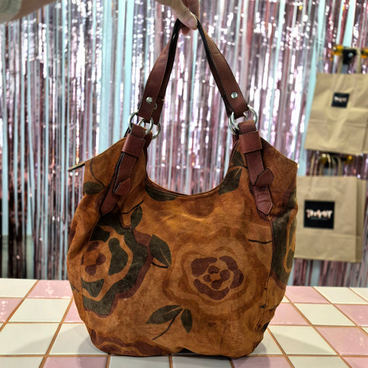 Vintage Suede Shoulder Bag
