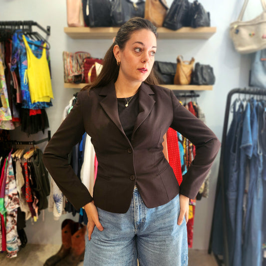 Elegant Brown Blazer