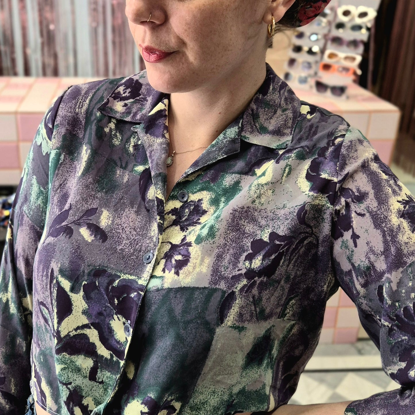 Patterned Knot Top