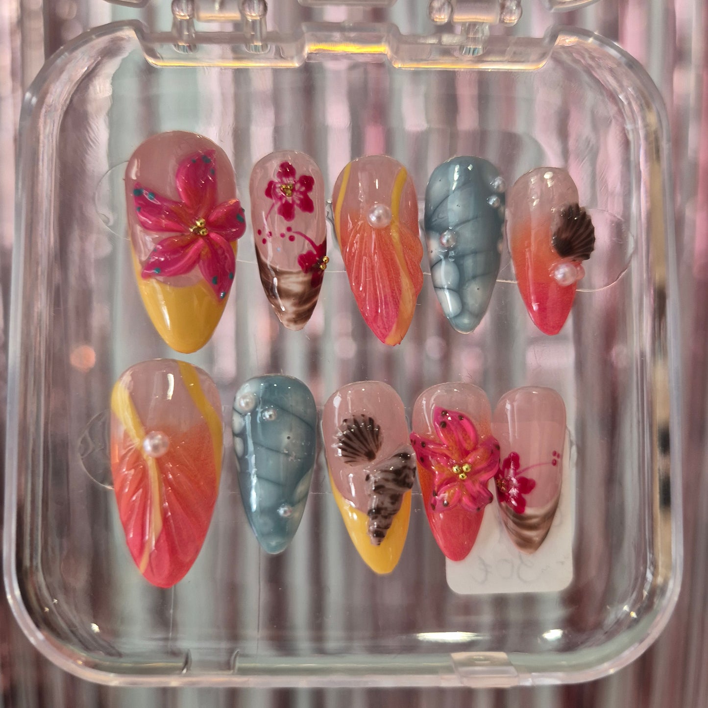 Summer Vibes Presson Nails