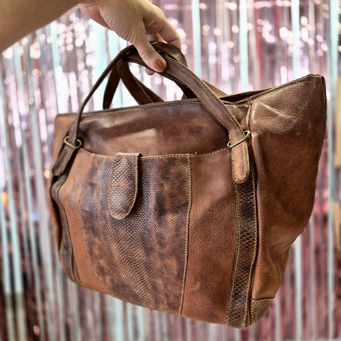 Leather Tote Bag
