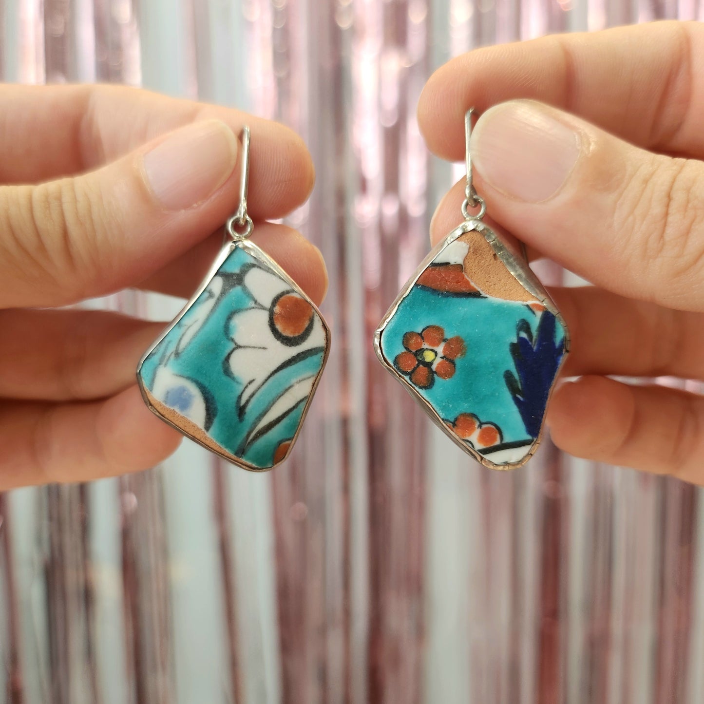 Handmade Ikaros Silver Earrings