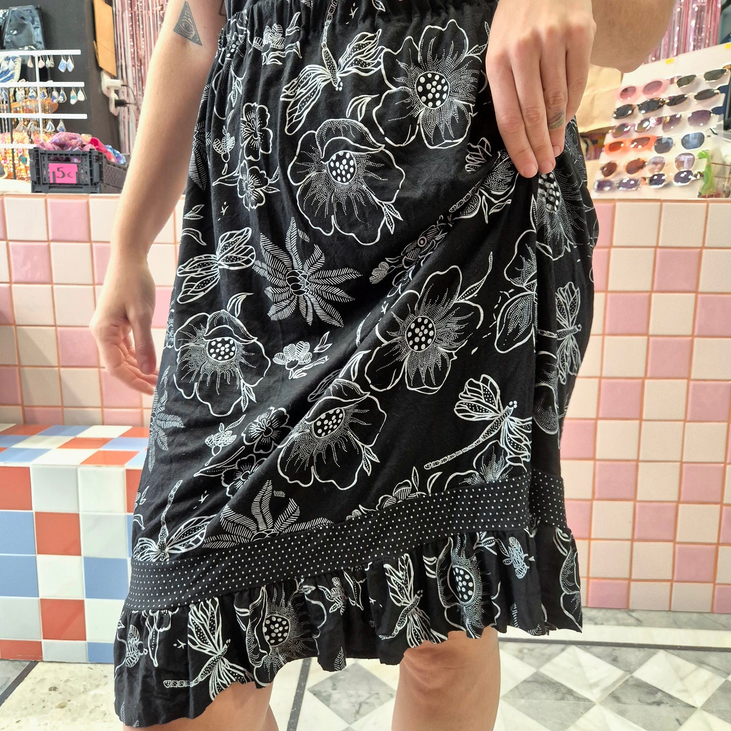 Patterned Comfy Skirt