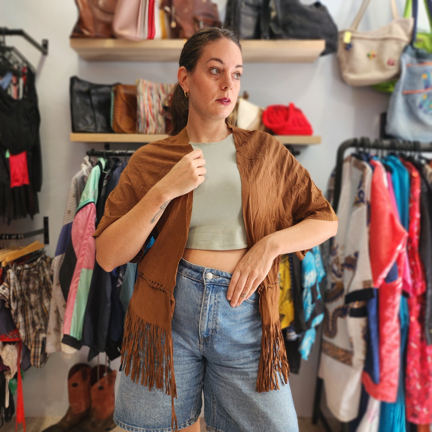 Western Duster with Fringe