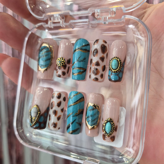 Cowgirl Presson Nails