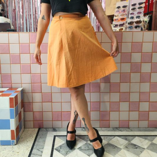 Denim Wrap Skirt