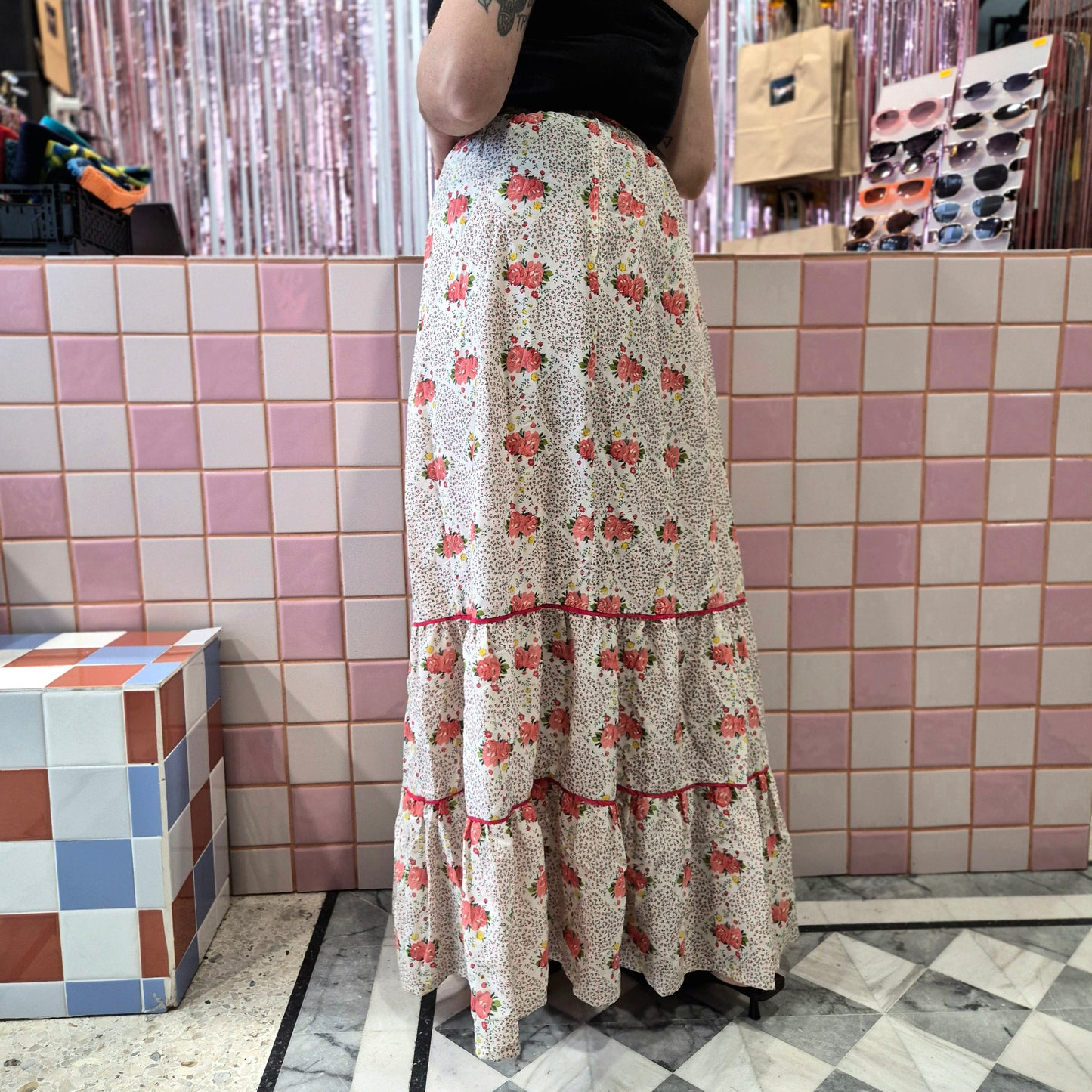 Cute Vintage Maxi Skirt
