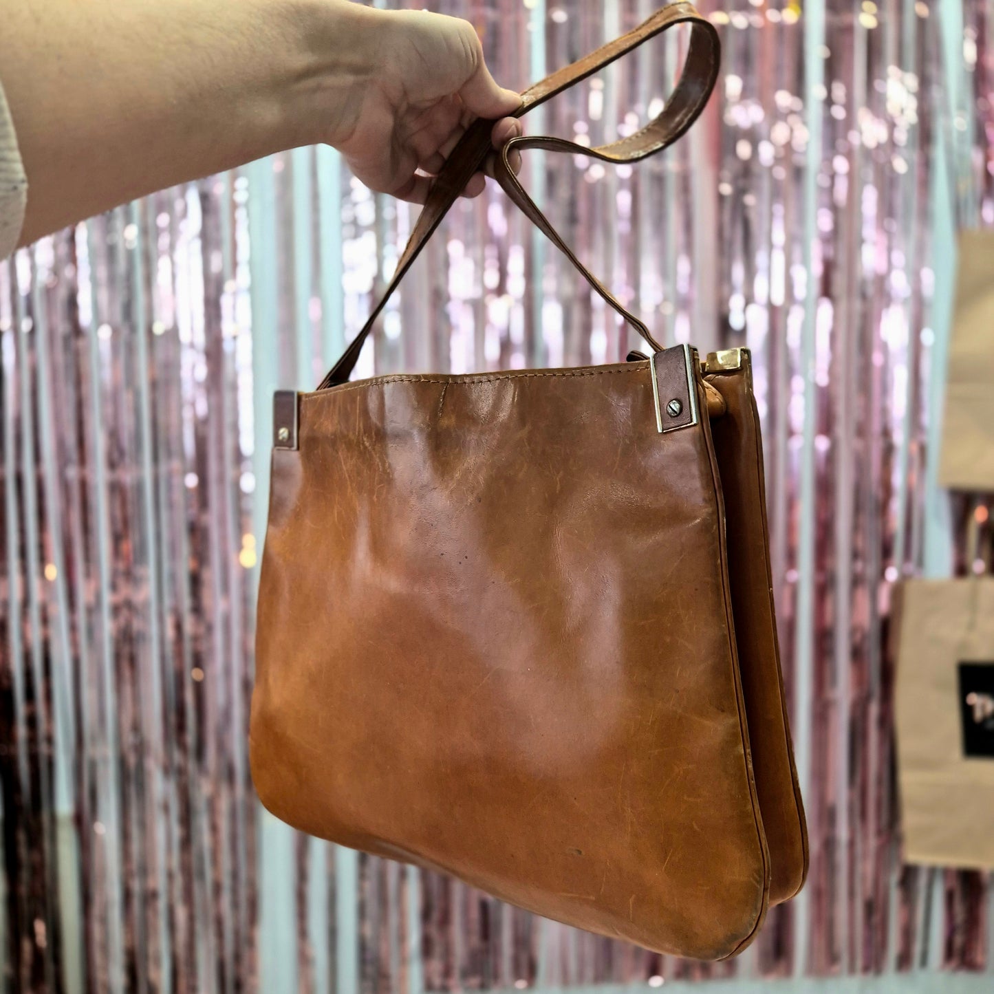 Vintage Leather Shoulder Bag