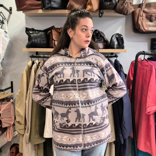 Vintage Patterned Fleece
