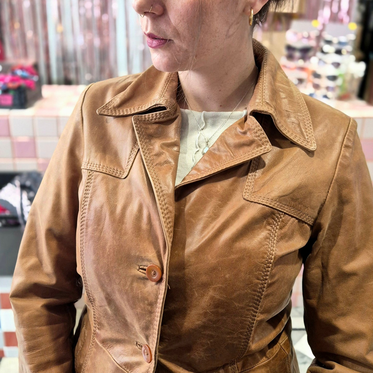 Beautiful Fitted Leather Jacket