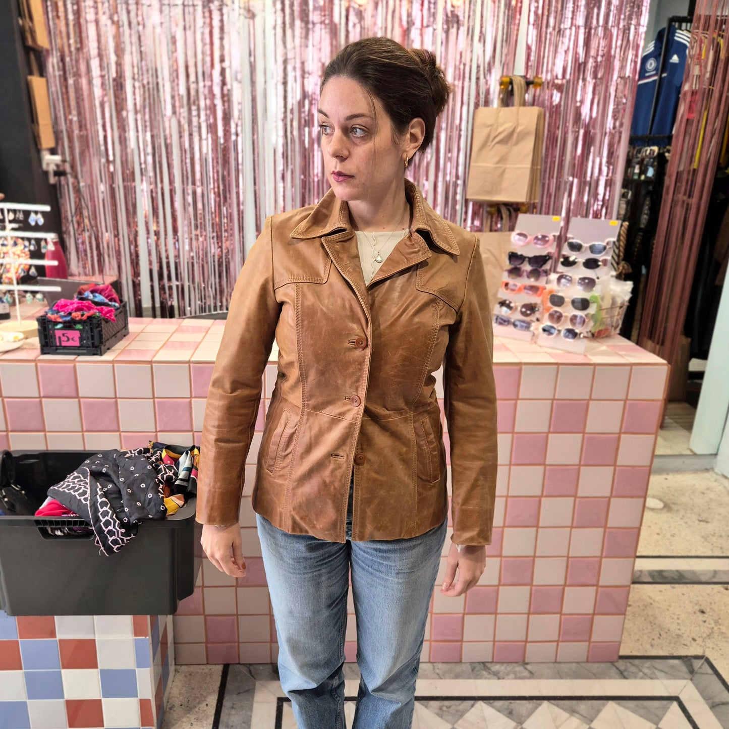 Beautiful Fitted Leather Jacket