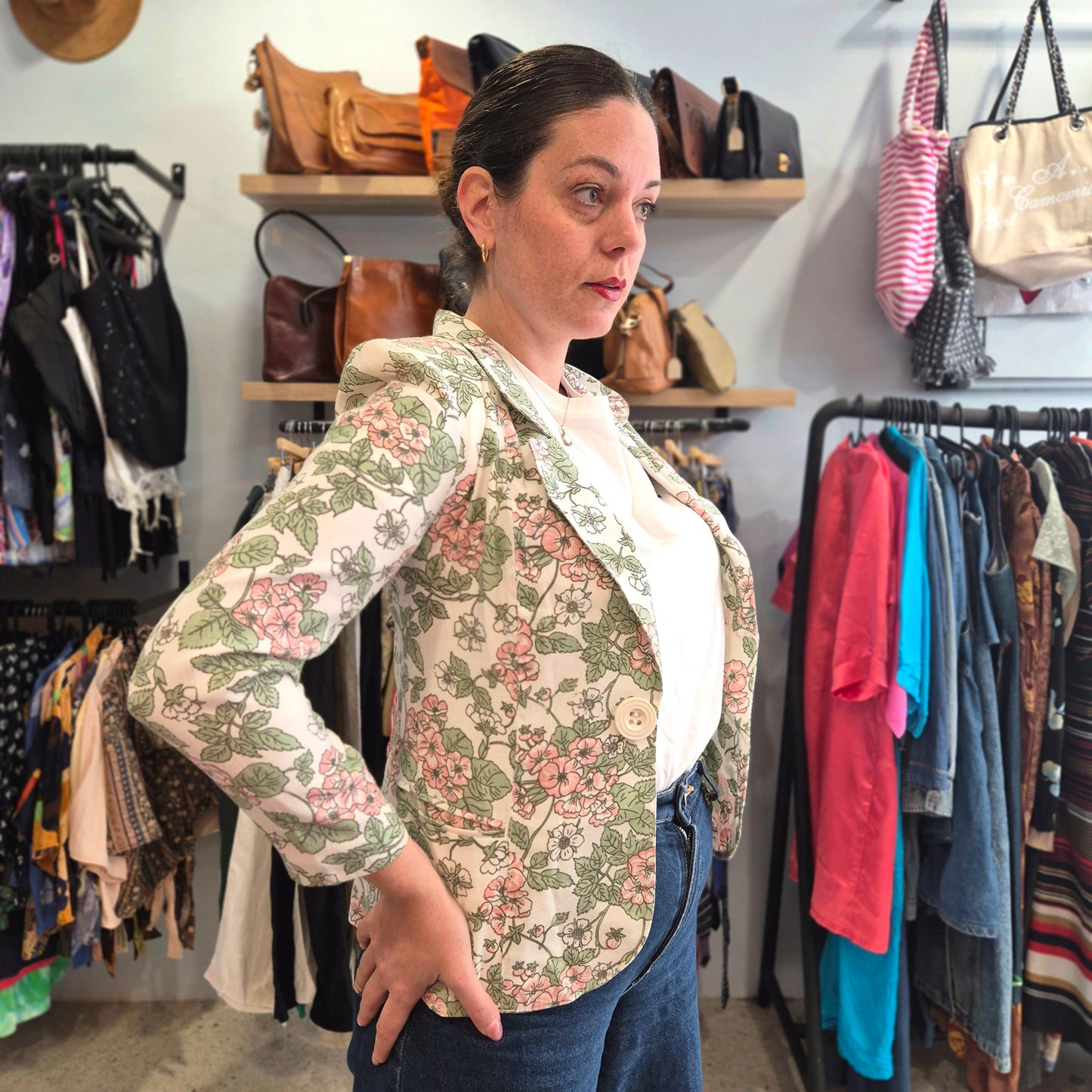 Cute Floral Blazer