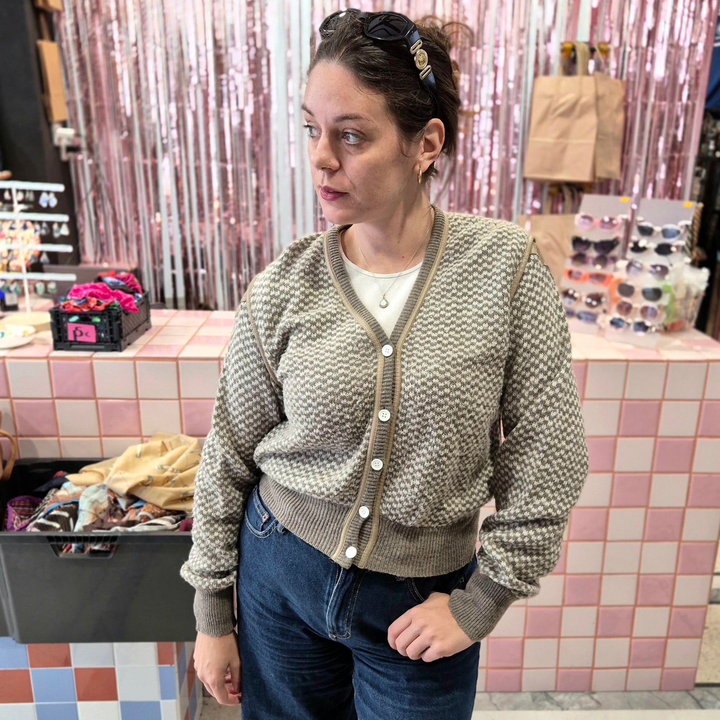Cute Vintage Knitted Cardigan