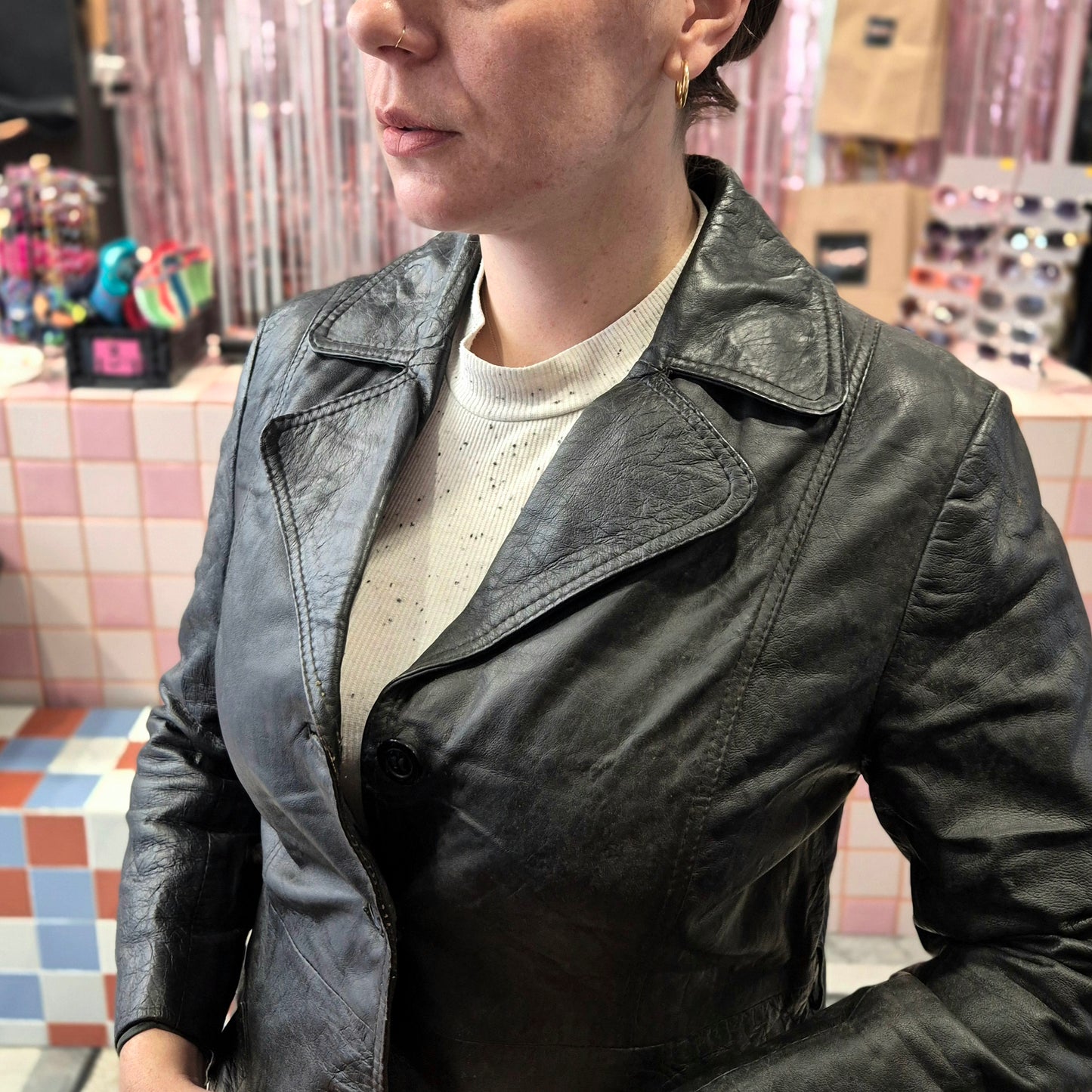 Vintage Leather Coat