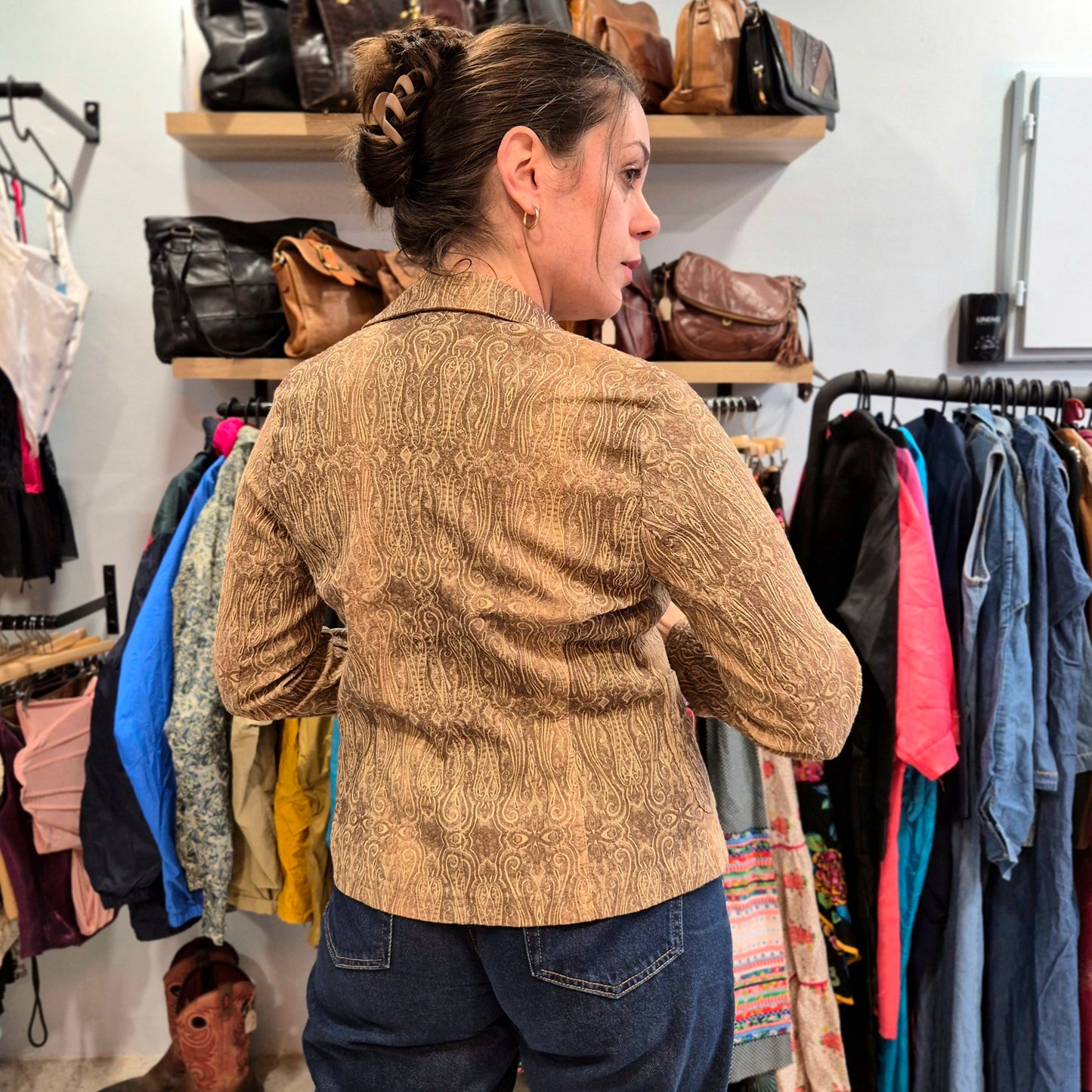 Vintage Patterned Blazer