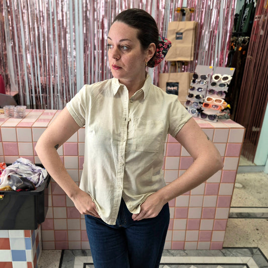 Linen Mix Top
