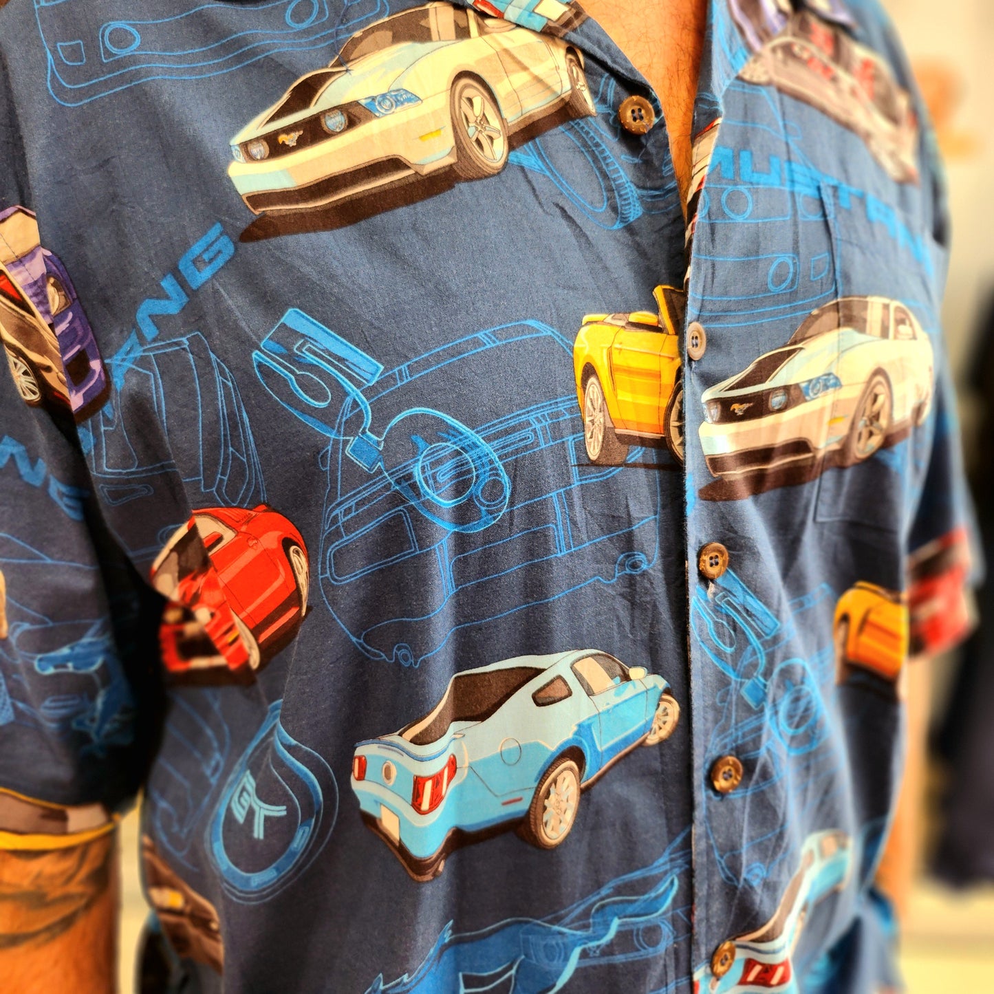 Cars Summer Shirt Mens