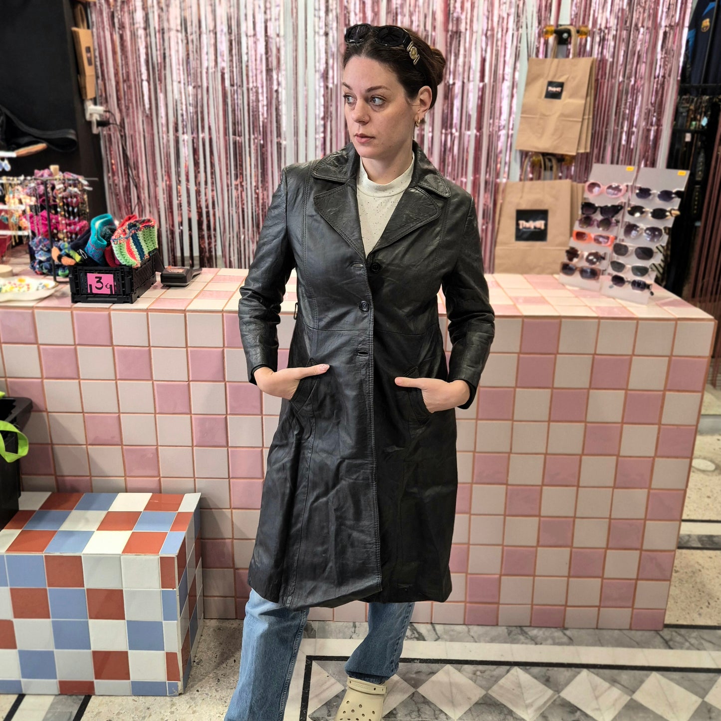 Vintage Leather Coat