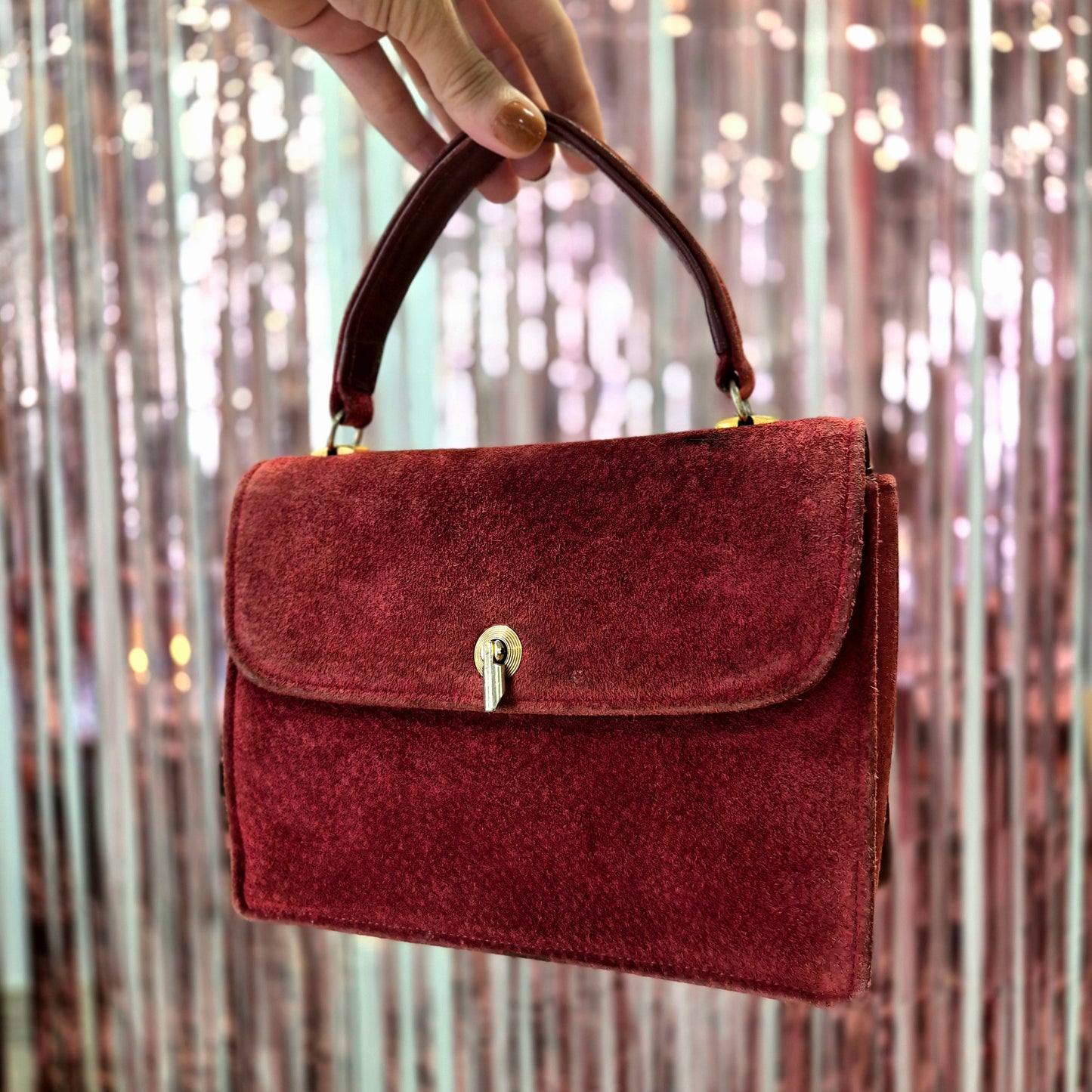 Vintage Suede Handbag