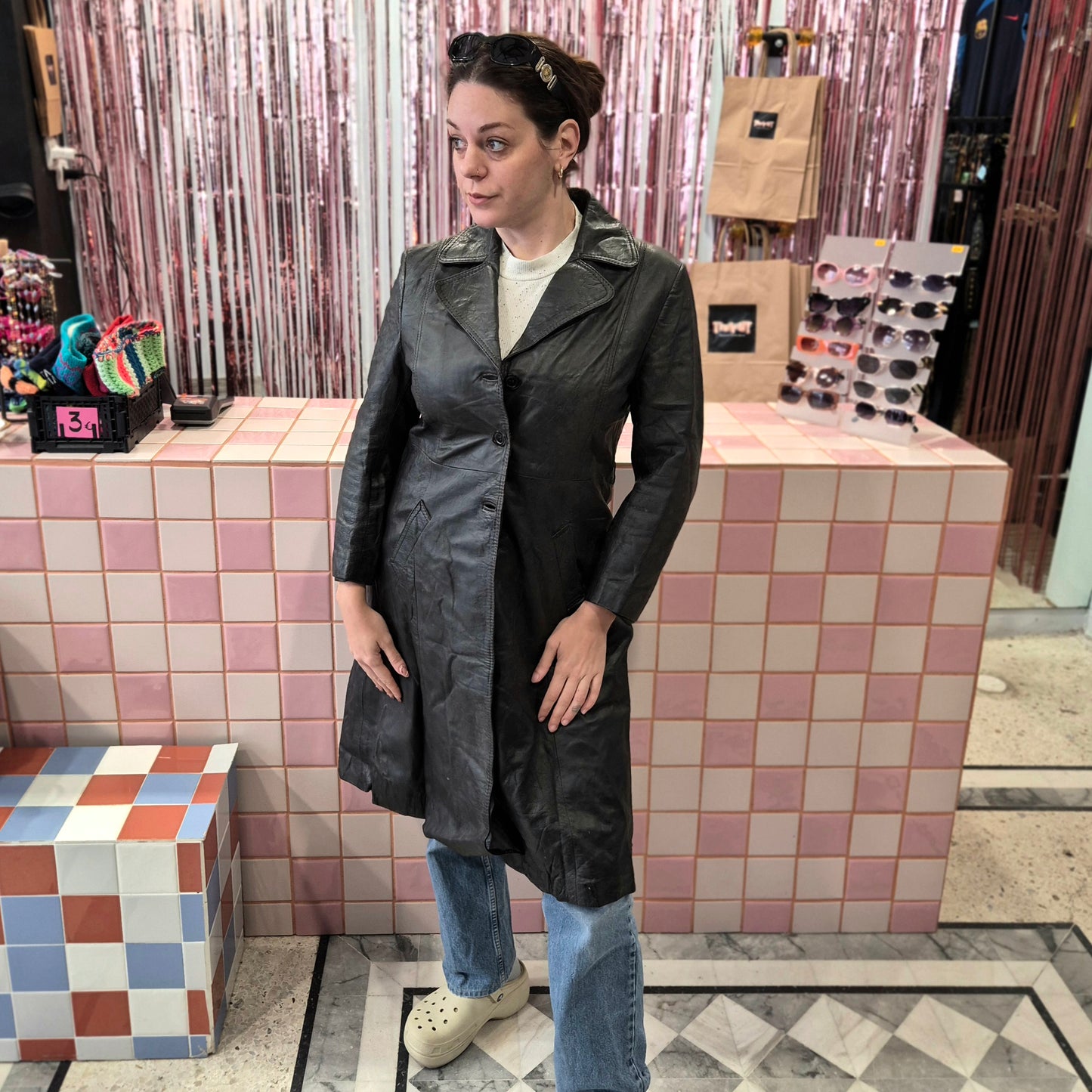 Vintage Leather Coat