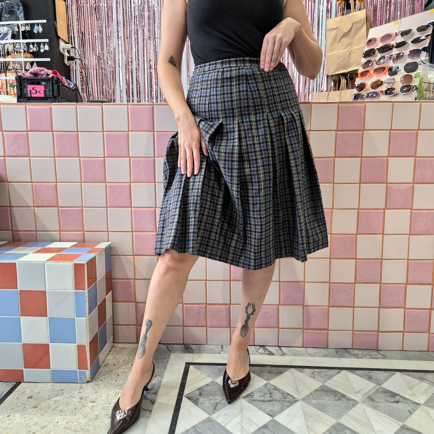 Pleated Winter Skirt