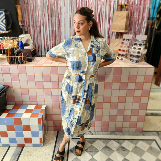 Vinatge Patterned Dress