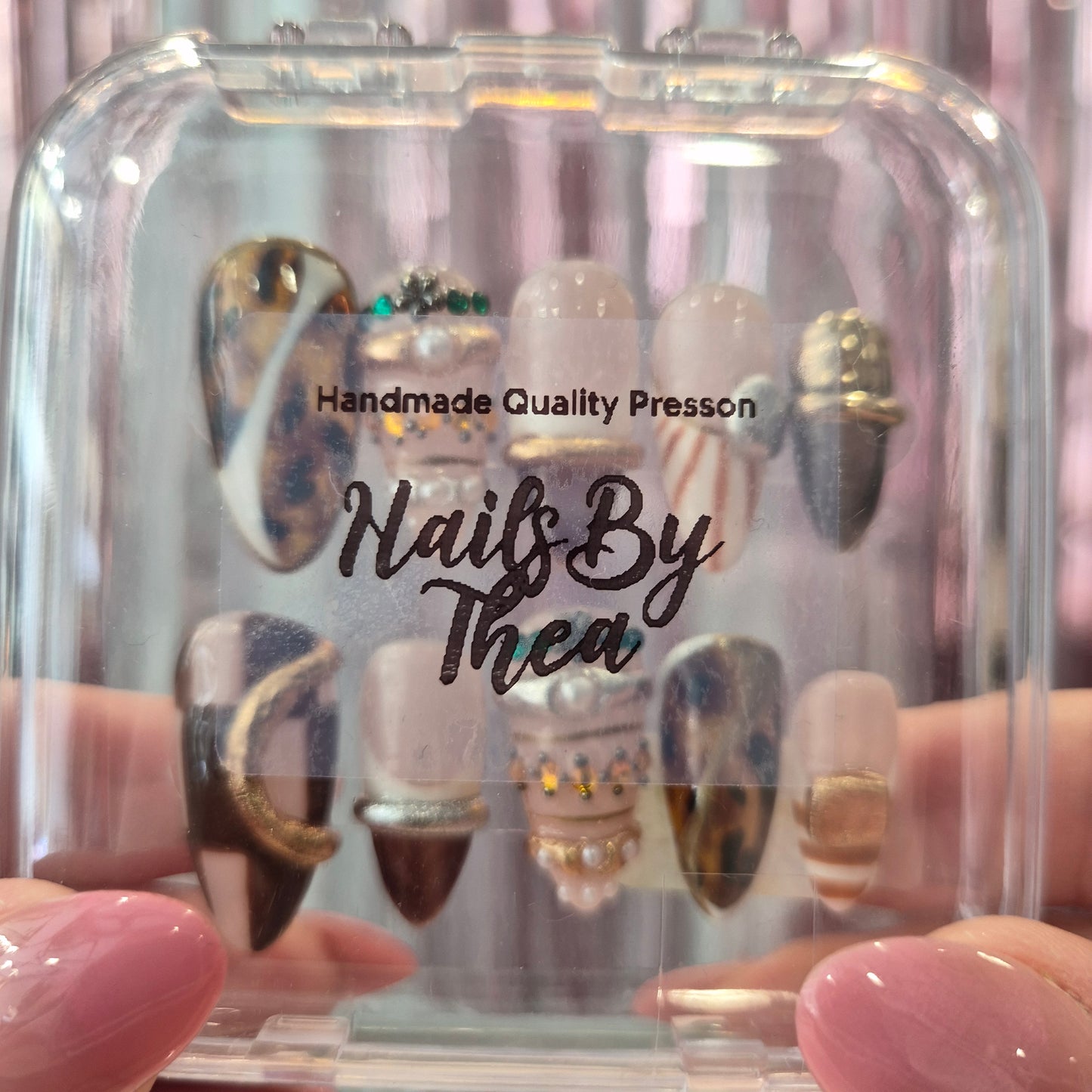 Turtleshell Bangle Presson Nails