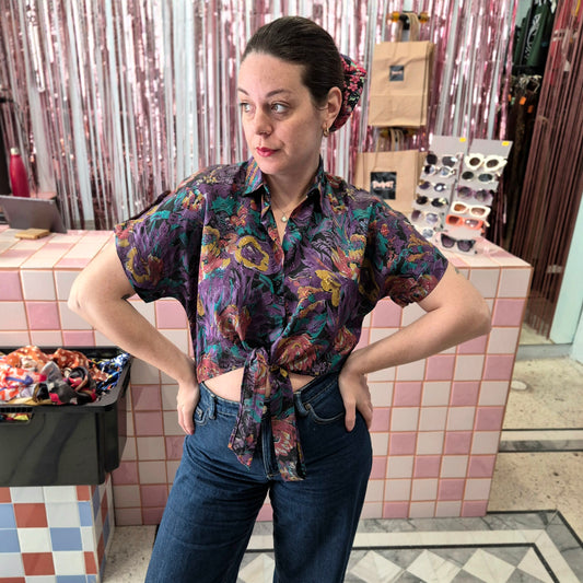 Patterned Knot Top