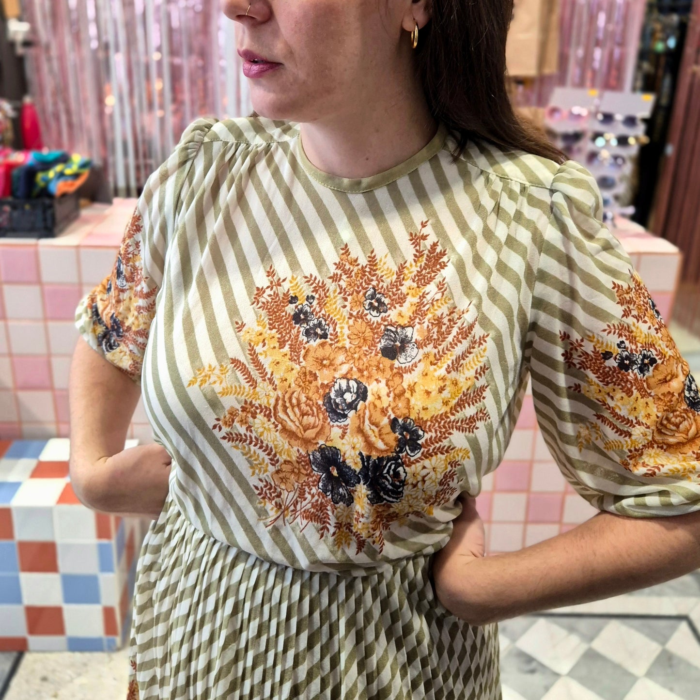 Vintage Floral Dress