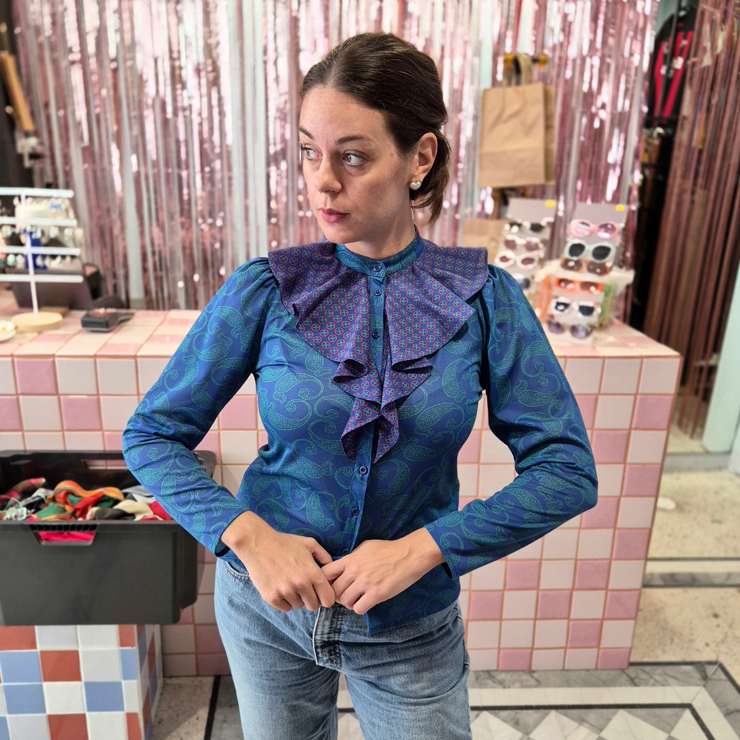 Vintage Ruffle Shirt