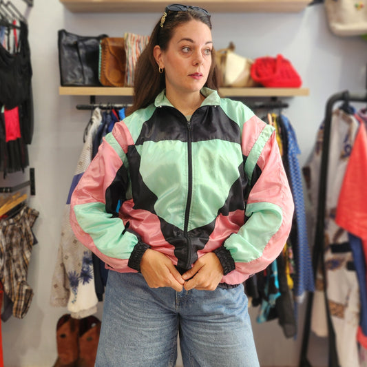 Vintage Light Jacket with Removable Sleeves