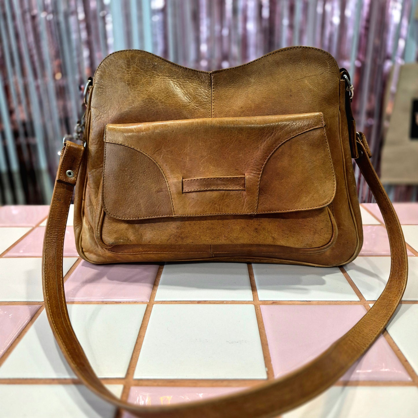 Vintage Leather Shoulder Bag