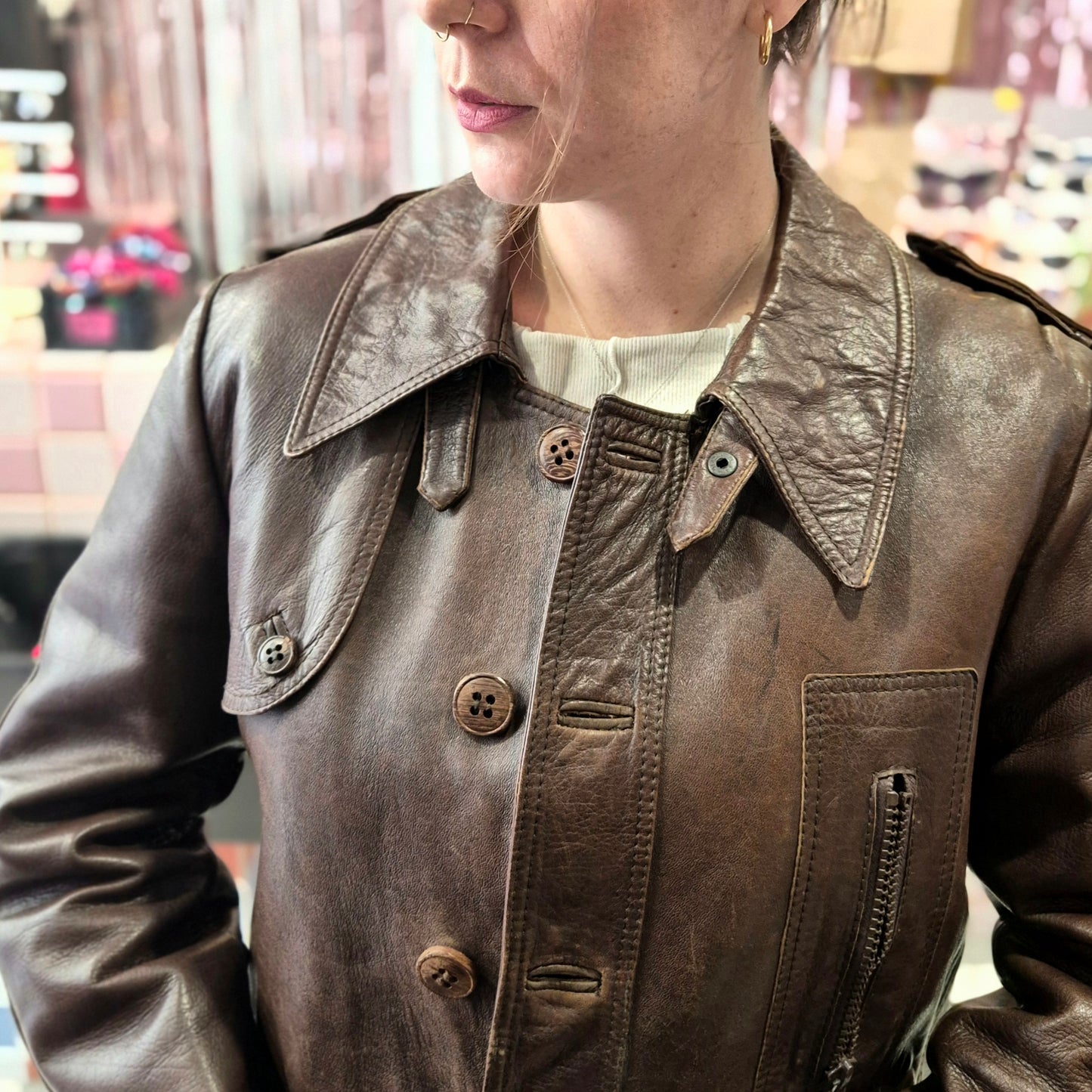 Beautiful Vintage Leather Jacket