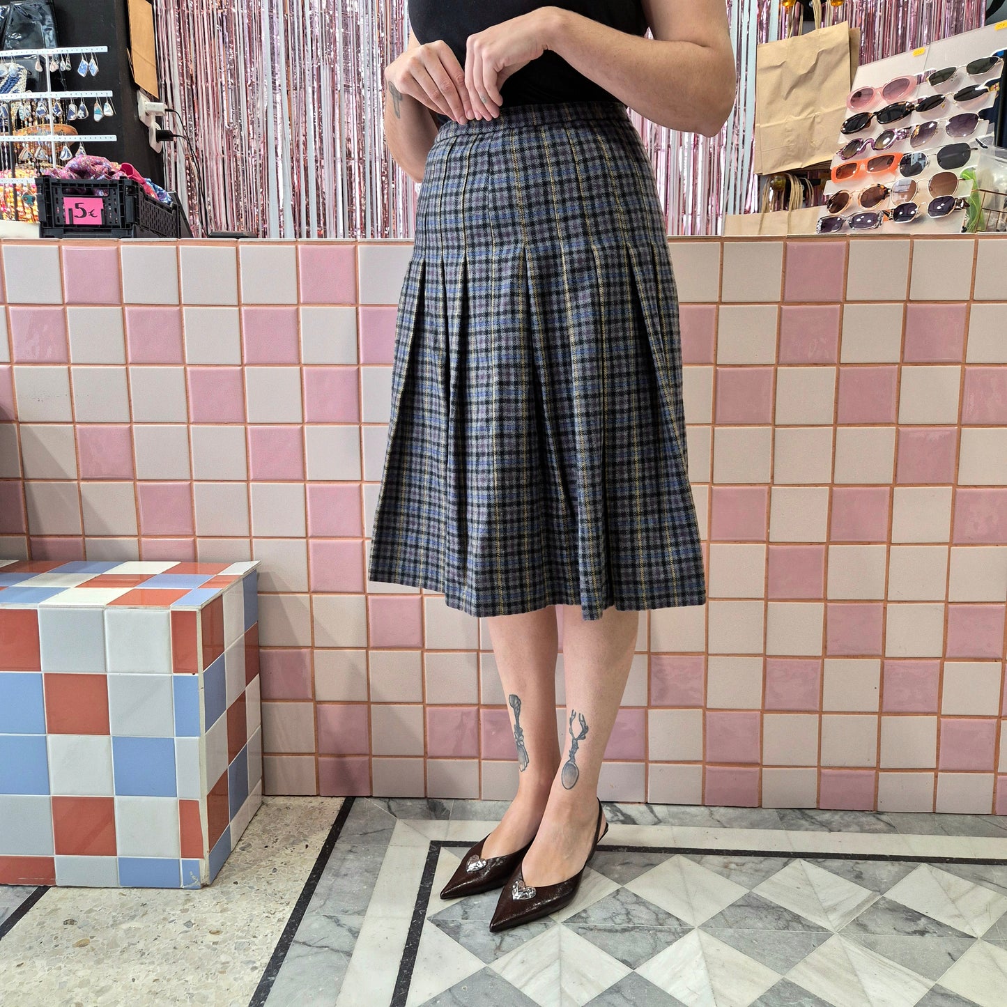 Pleated Winter Skirt
