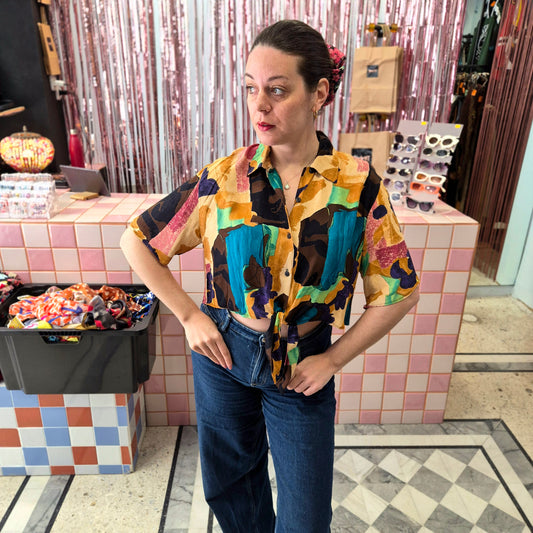 Patterned Knot Top