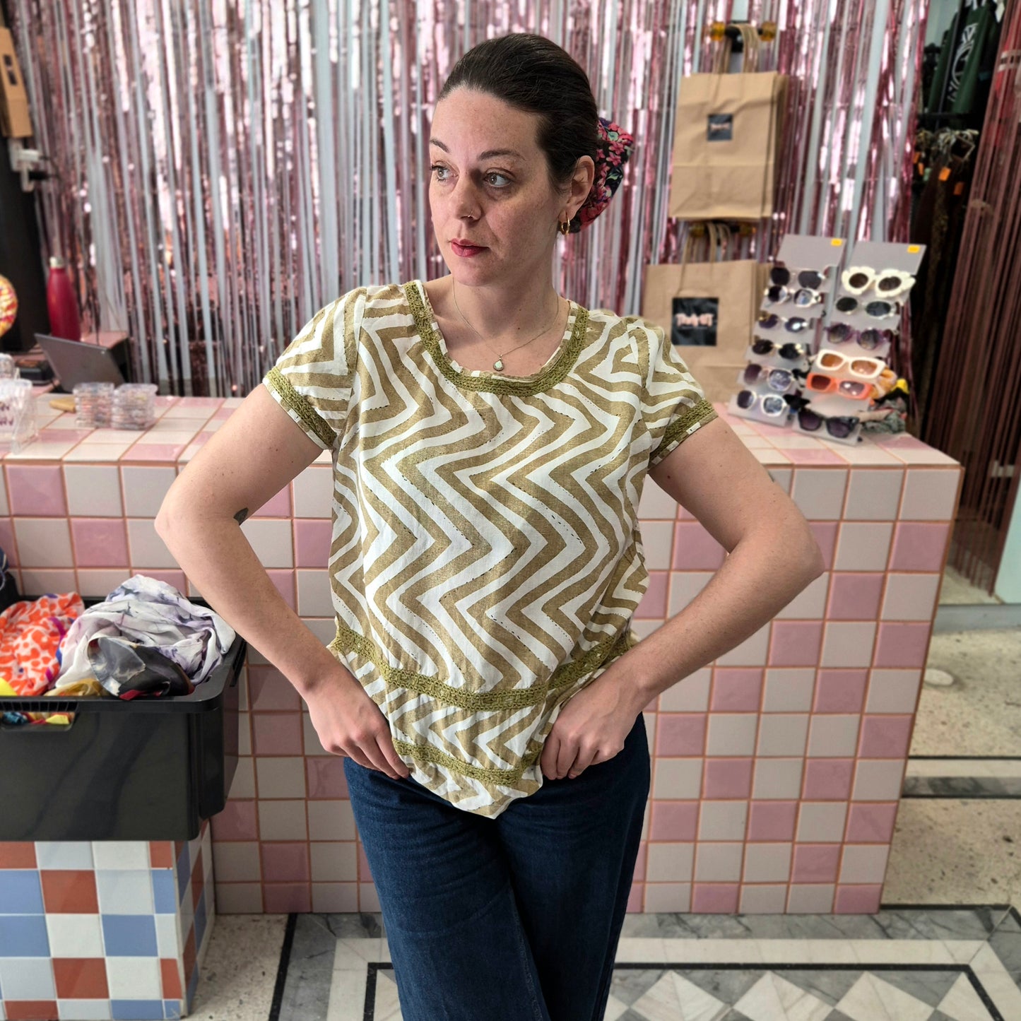 Linen Mix Short Sleeve
