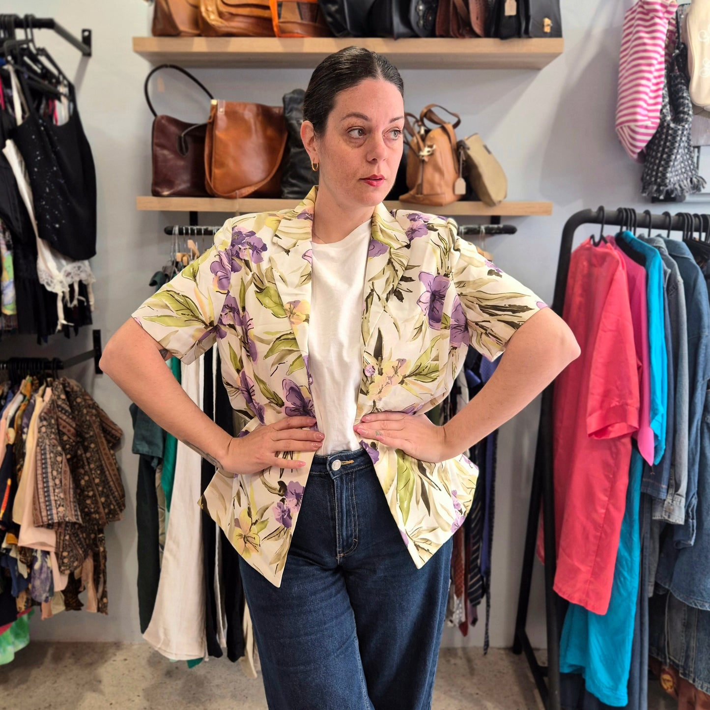 Cute Floral Blazer