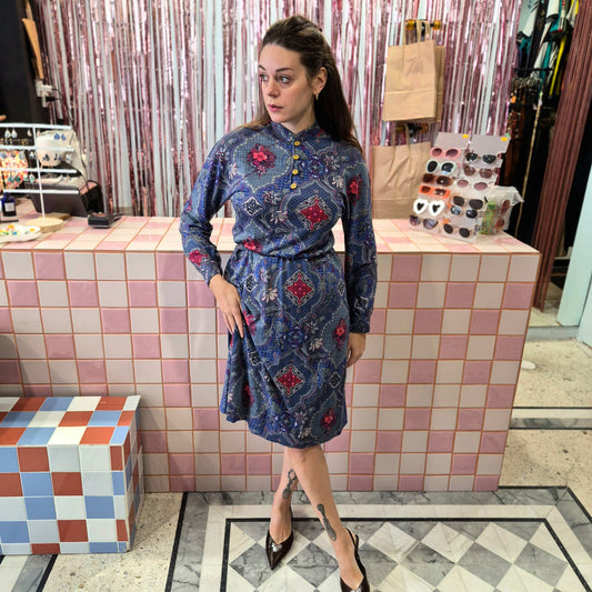 Pretty Vintage Patterned Dress