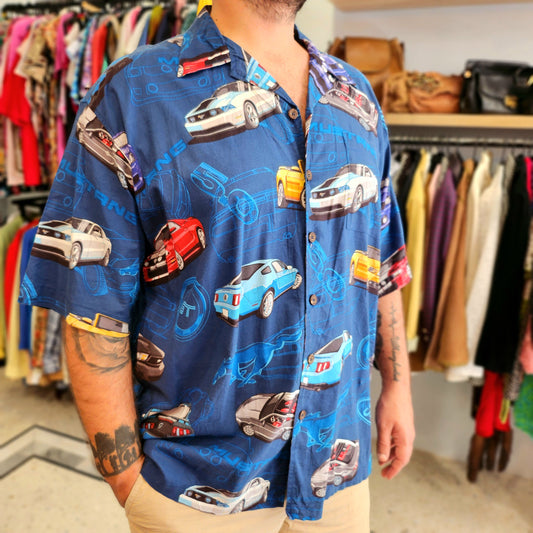 Cars Summer Shirt Mens