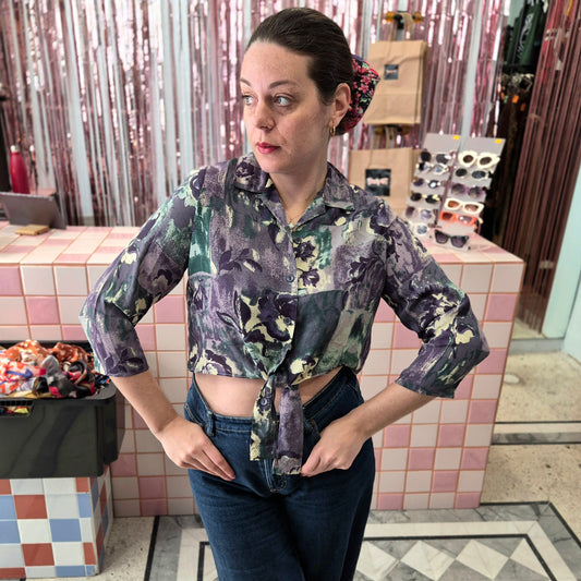 Patterned Knot Top