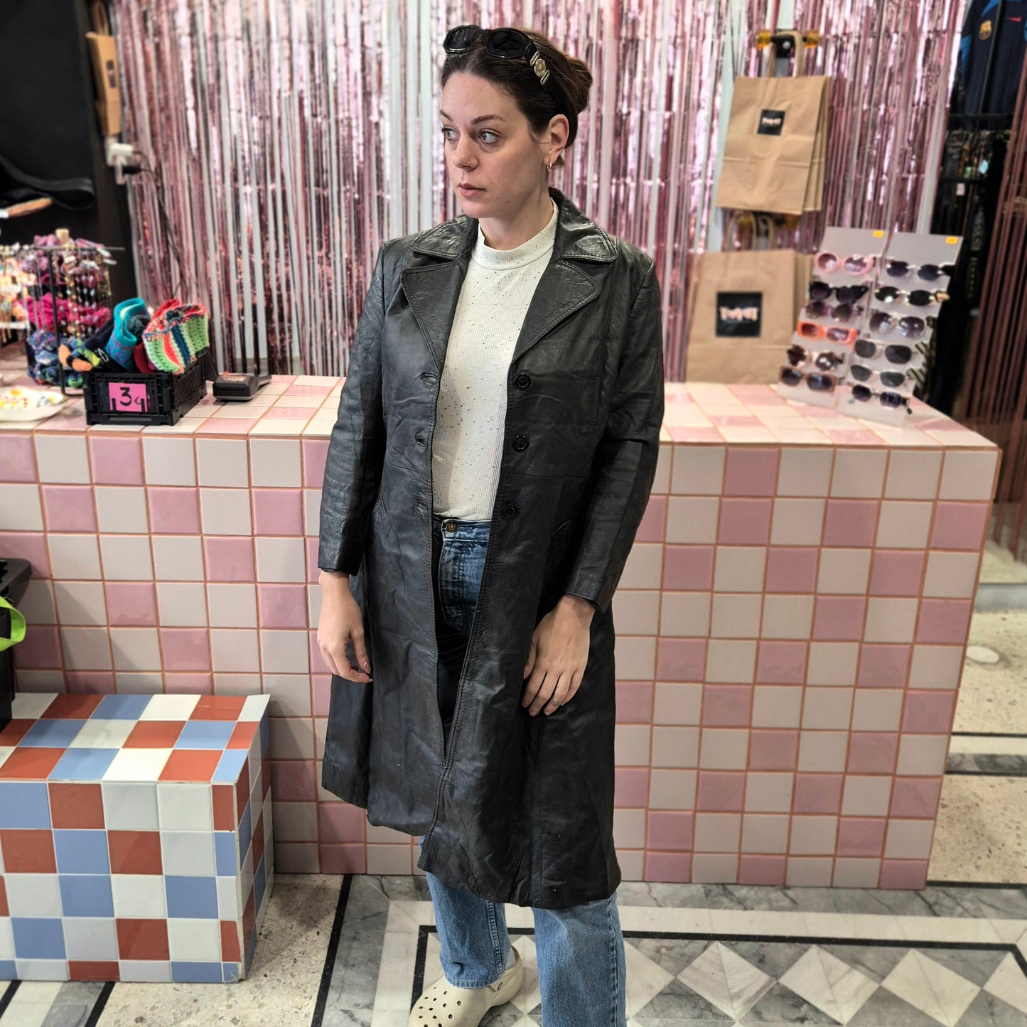 Vintage Leather Coat