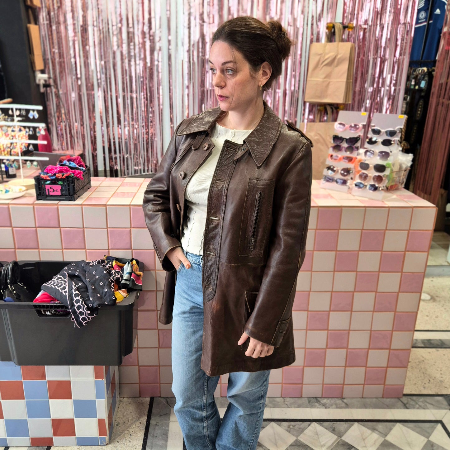 Beautiful Vintage Leather Jacket