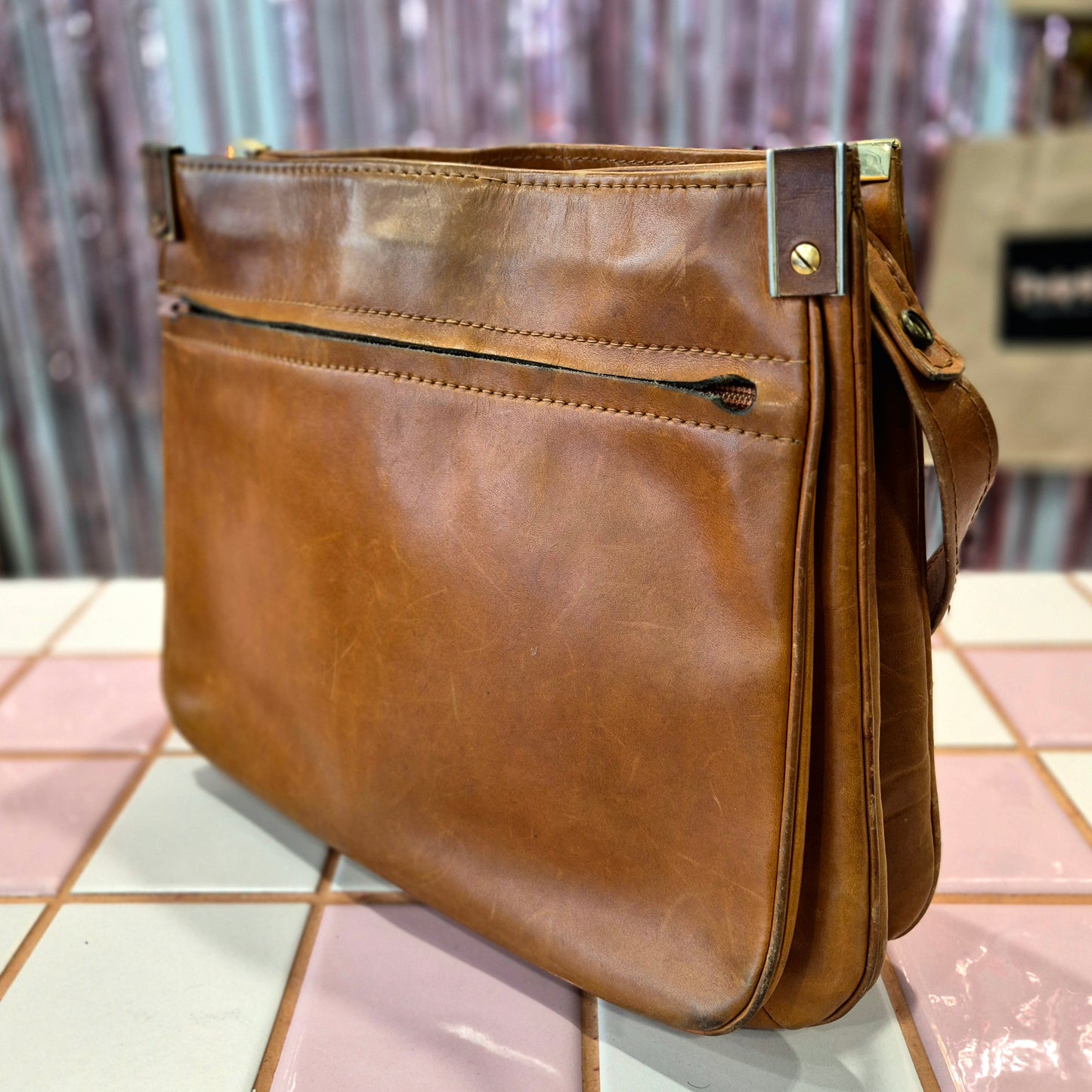 Vintage Leather Shoulder Bag